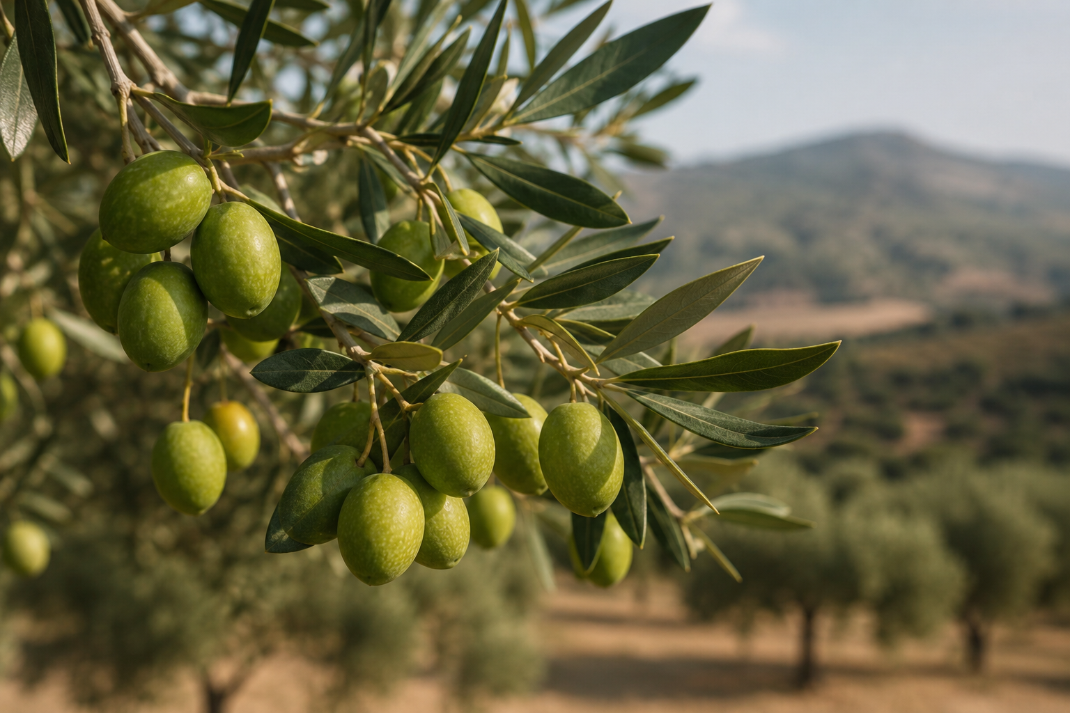 Ernte der Picual-Olive